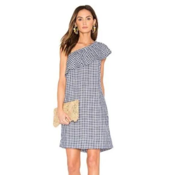 Velvet by Graham & Spencer Black and White Gingham Mini Dress - Picture 1 of 10